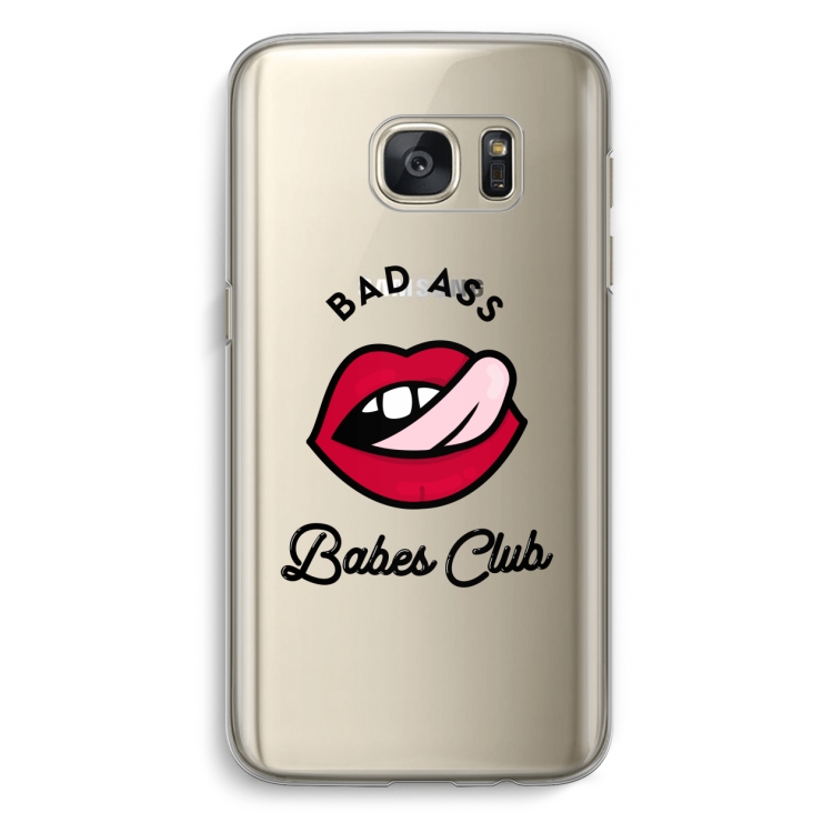 Badass Babes Club: Samsung Galaxy S7 Transparant Hoesje
