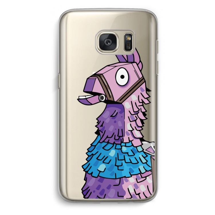 Lama: Samsung Galaxy S7 Transparant Hoesje