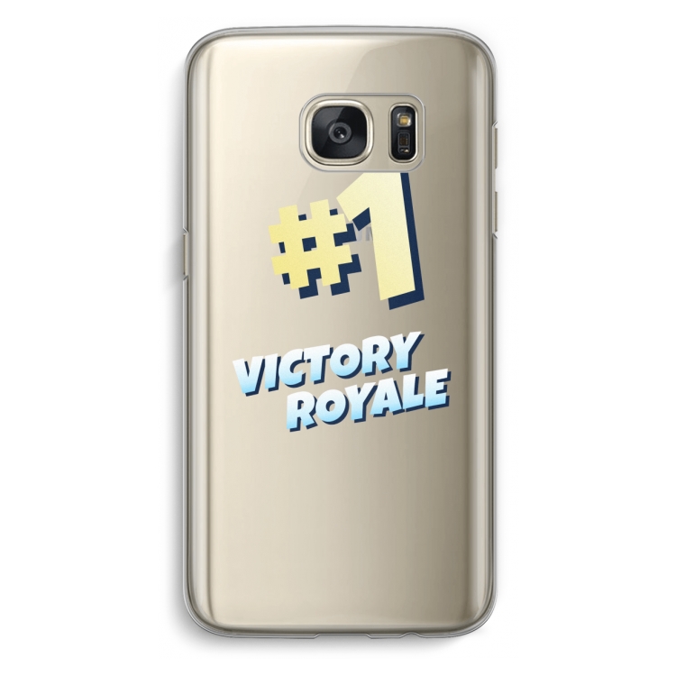 Victory Royale: Samsung Galaxy S7 Transparant Hoesje