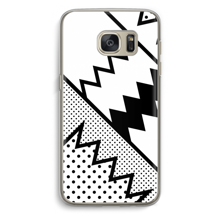 Pop Art #5: Samsung Galaxy S7 Transparant Hoesje