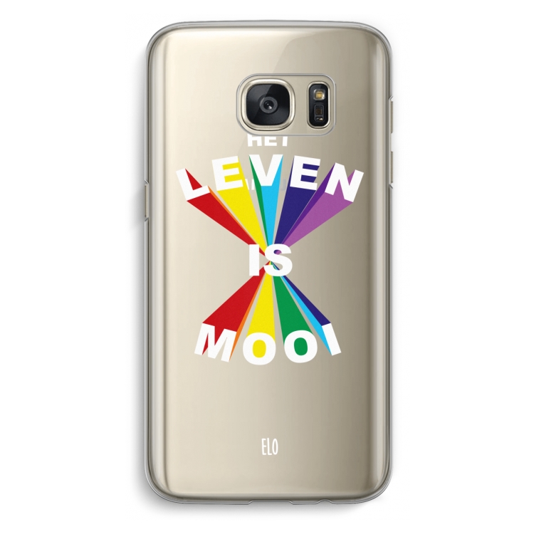 Het Leven Is Mooi: Samsung Galaxy S7 Transparant Hoesje