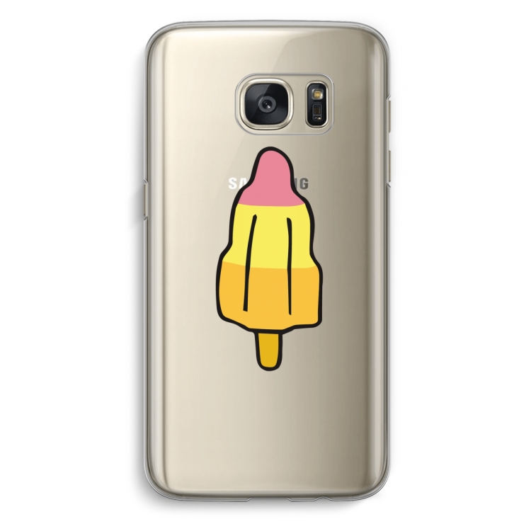 Raketijsje: Samsung Galaxy S7 Transparant Hoesje