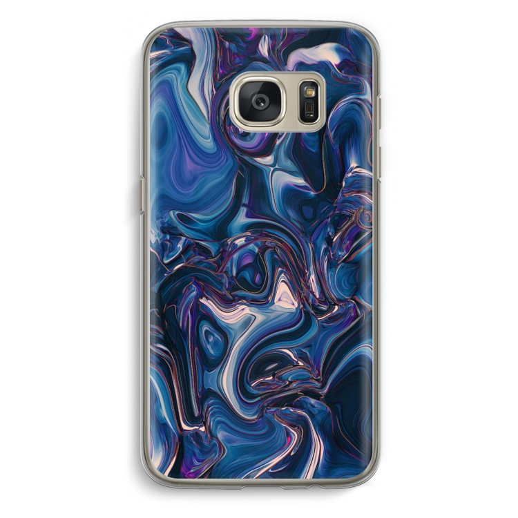 Mirrored Mirage: Samsung Galaxy S7 Transparant Hoesje