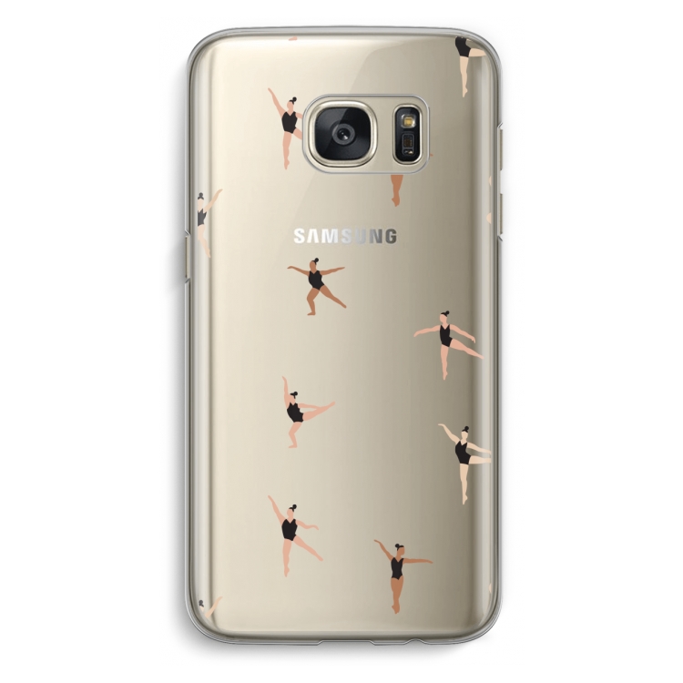 Dancing #1: Samsung Galaxy S7 Transparant Hoesje