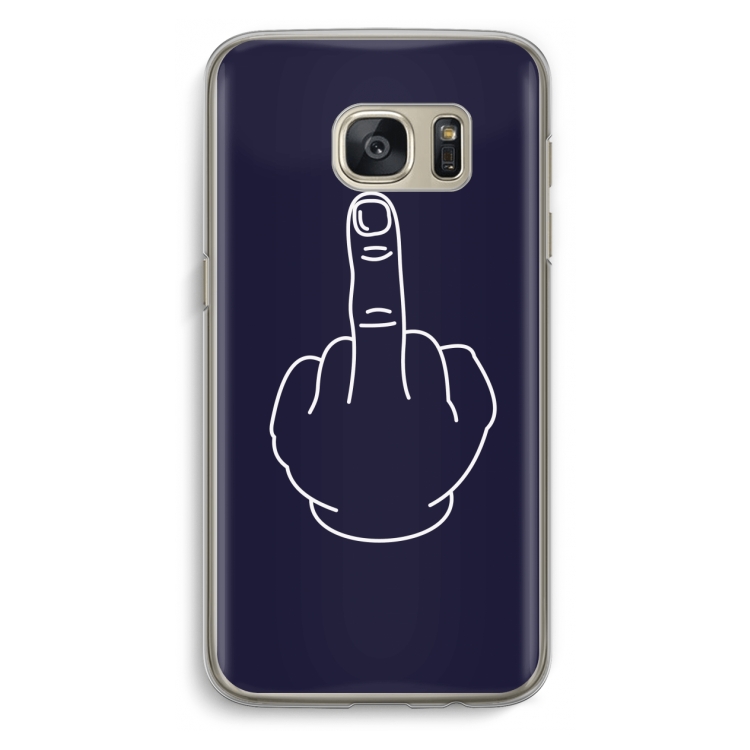 F**k U: Samsung Galaxy S7 Transparant Hoesje