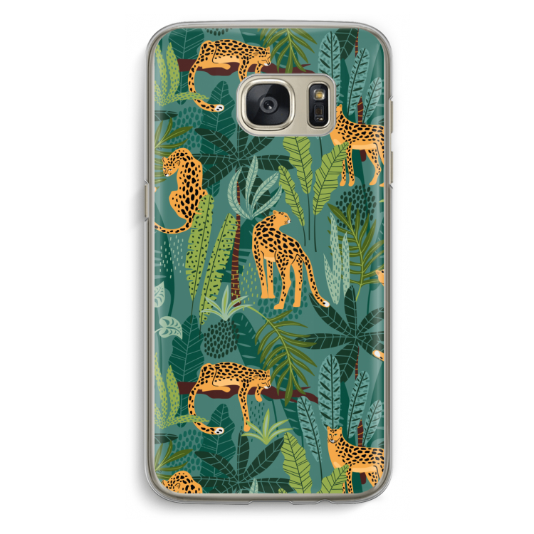 Luipaard 2: Samsung Galaxy S7 Transparant Hoesje