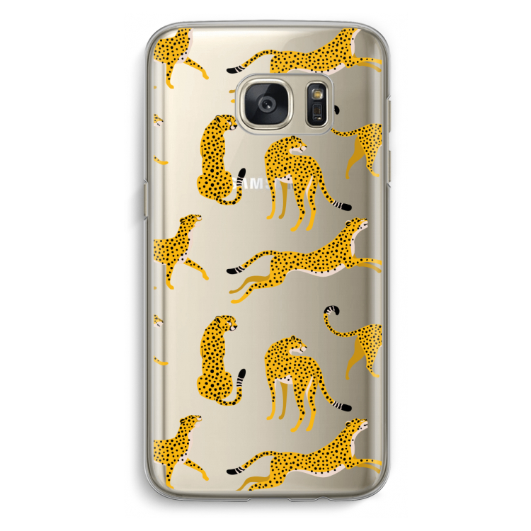 Luipaard: Samsung Galaxy S7 Transparant Hoesje