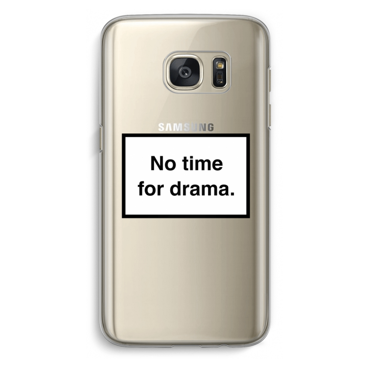 No drama: Samsung Galaxy S7 Transparant Hoesje