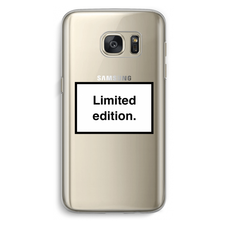 Limited edition: Samsung Galaxy S7 Transparant Hoesje