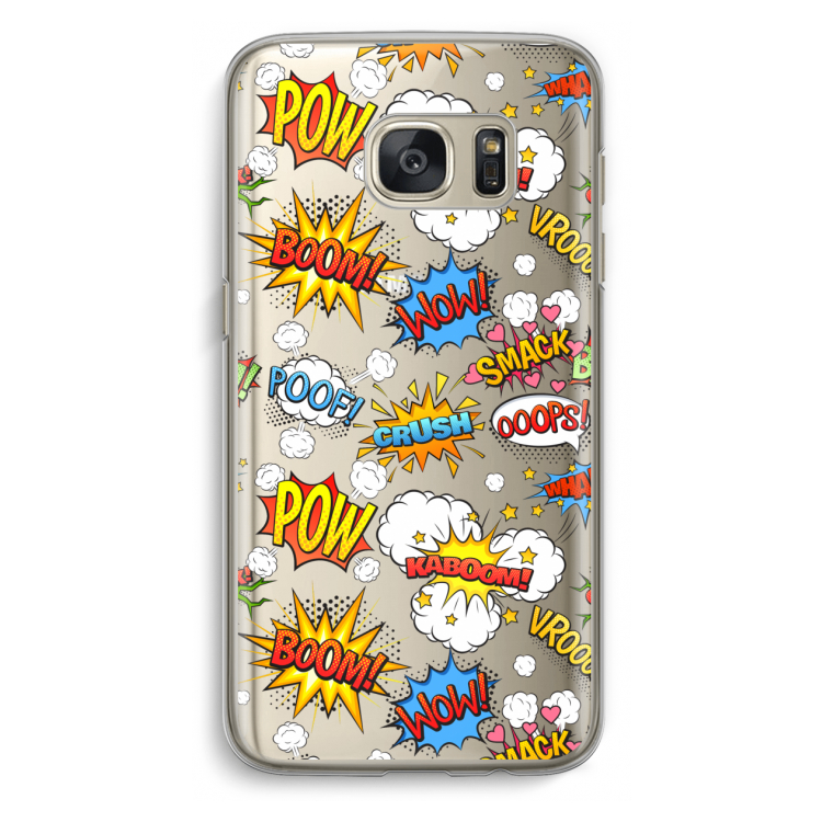 Pow Smack: Samsung Galaxy S7 Transparant Hoesje