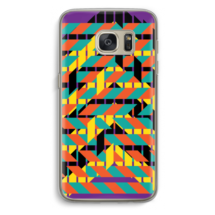 Skew Bee 2: Samsung Galaxy S7 Transparant Hoesje