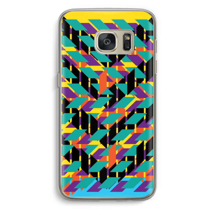 Skew Bee 1: Samsung Galaxy S7 Transparant Hoesje