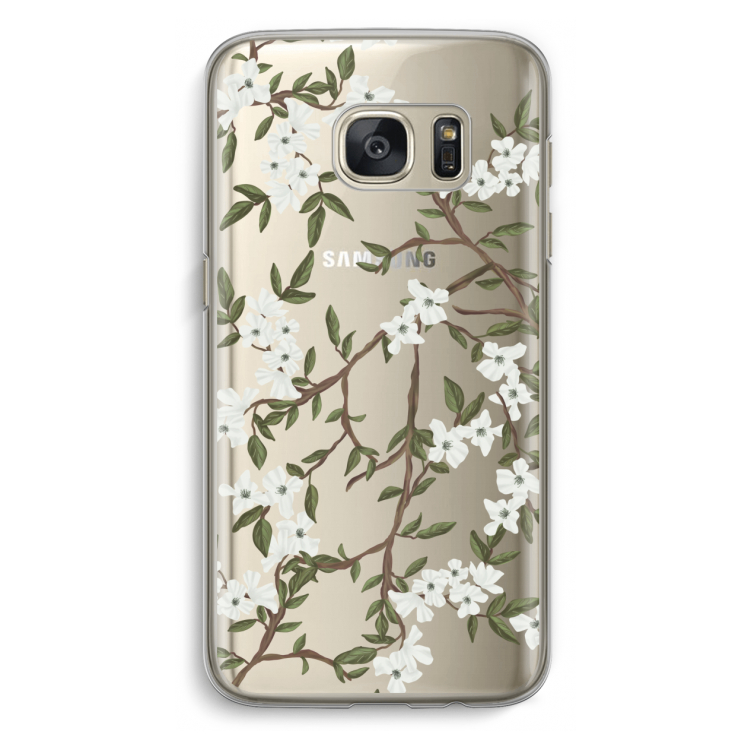 Blossoming spring: Samsung Galaxy S7 Transparant Hoesje