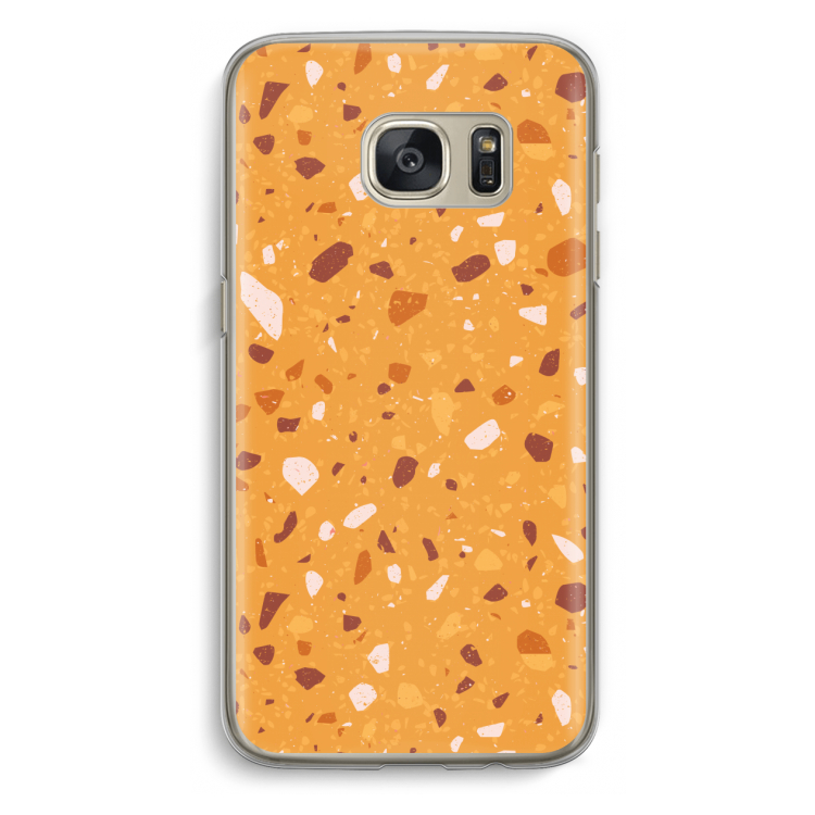 Terrazzo N°24: Samsung Galaxy S7 Transparant Hoesje