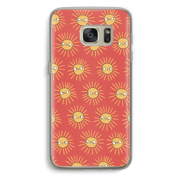 Zon: Samsung Galaxy S7 Transparant Hoesje
