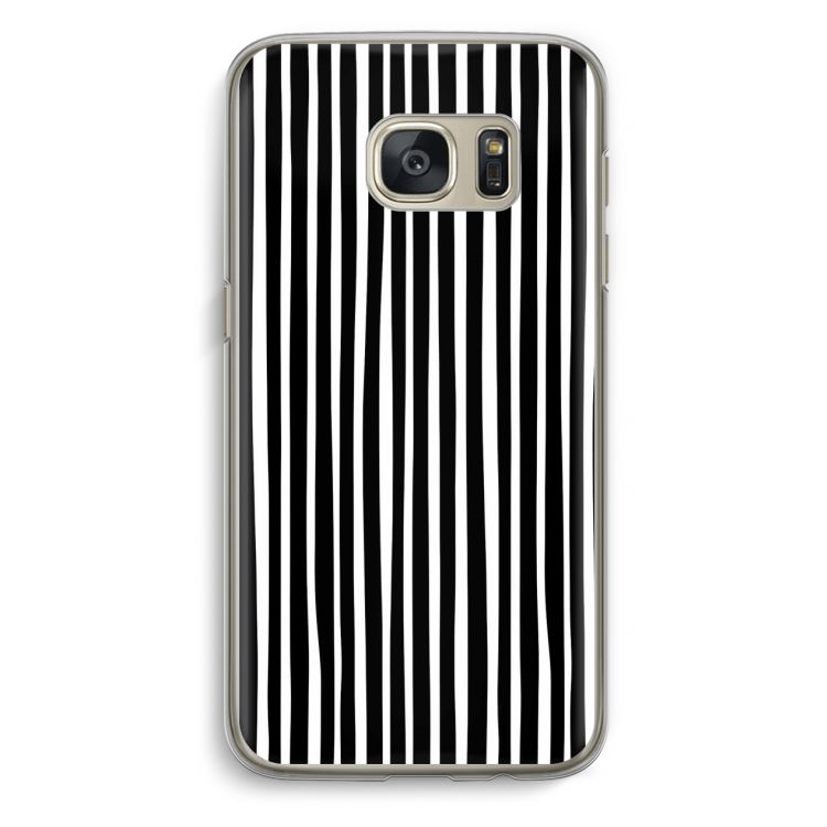 Stripes: Samsung Galaxy S7 Transparant Hoesje