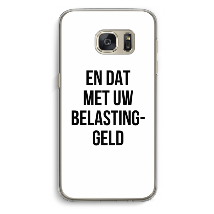 Belastinggeld: Samsung Galaxy S7 Transparant Hoesje
