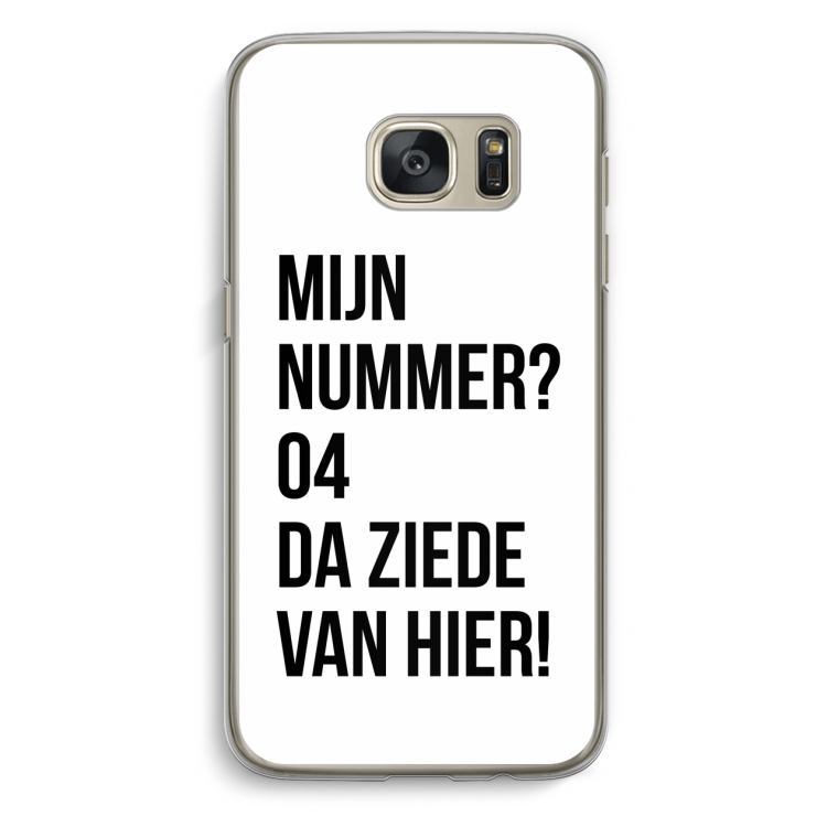 Da ziede van hier: Samsung Galaxy S7 Transparant Hoesje