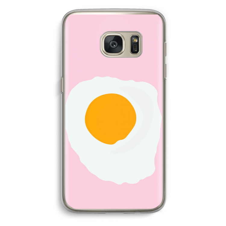 Sunny side up: Samsung Galaxy S7 Transparant Hoesje