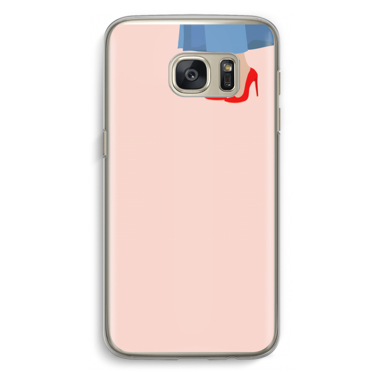High heels: Samsung Galaxy S7 Transparant Hoesje