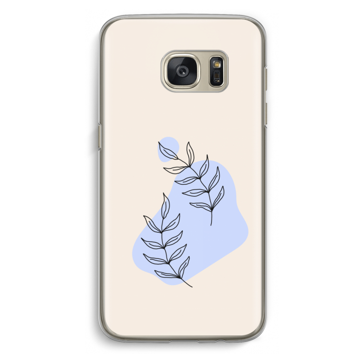 Leaf me if you can: Samsung Galaxy S7 Transparant Hoesje