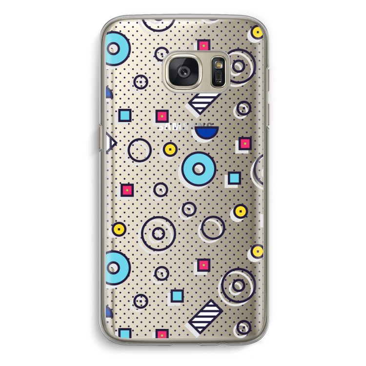 8-bit N°9: Samsung Galaxy S7 Transparant Hoesje