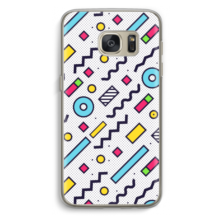 8-bit N°8: Samsung Galaxy S7 Transparant Hoesje