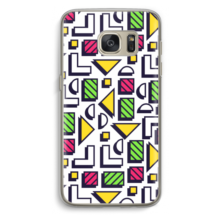 8-bit N°4: Samsung Galaxy S7 Transparant Hoesje
