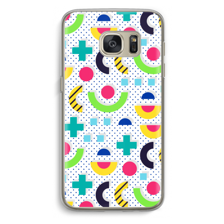 8-bit N°1: Samsung Galaxy S7 Transparant Hoesje