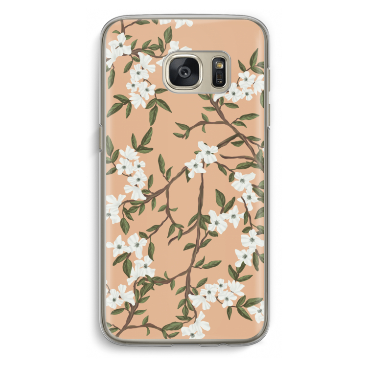 Blossoming spring: Samsung Galaxy S7 Transparant Hoesje