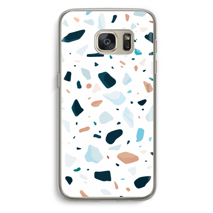 Terrazzo N°13: Samsung Galaxy S7 Transparant Hoesje