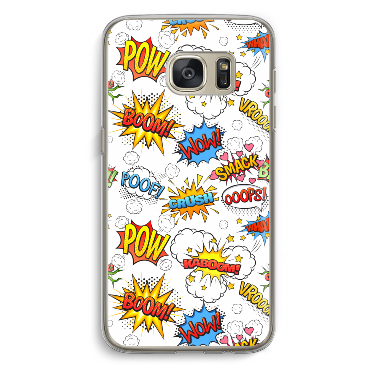 Pow Smack: Samsung Galaxy S7 Transparant Hoesje