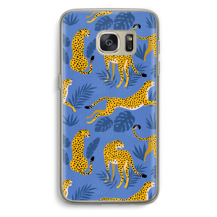 Luipaard: Samsung Galaxy S7 Transparant Hoesje