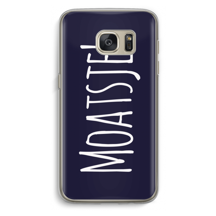 Moatsje!: Samsung Galaxy S7 Transparant Hoesje