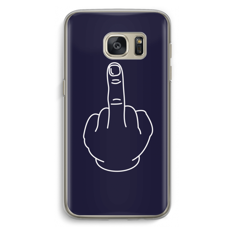 F**k U: Samsung Galaxy S7 Transparant Hoesje