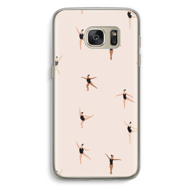 Dancing #1: Samsung Galaxy S7 Transparant Hoesje