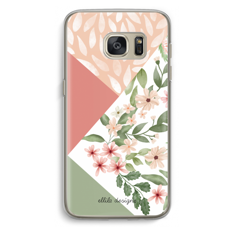 Sweet heaven geometrics: Samsung Galaxy S7 Transparant Hoesje