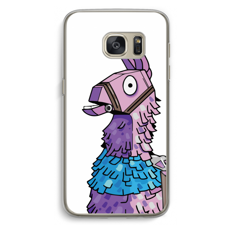 Lama: Samsung Galaxy S7 Transparant Hoesje
