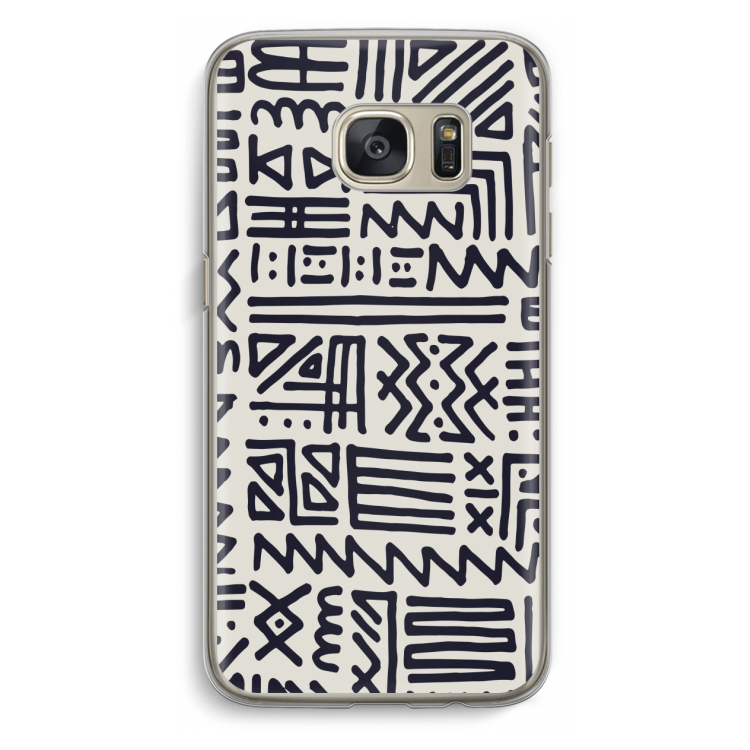 Marrakech print: Samsung Galaxy S7 Transparant Hoesje