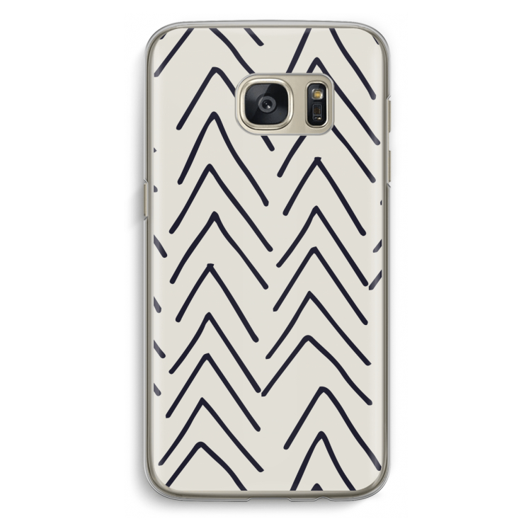 Marrakech Arrows: Samsung Galaxy S7 Transparant Hoesje