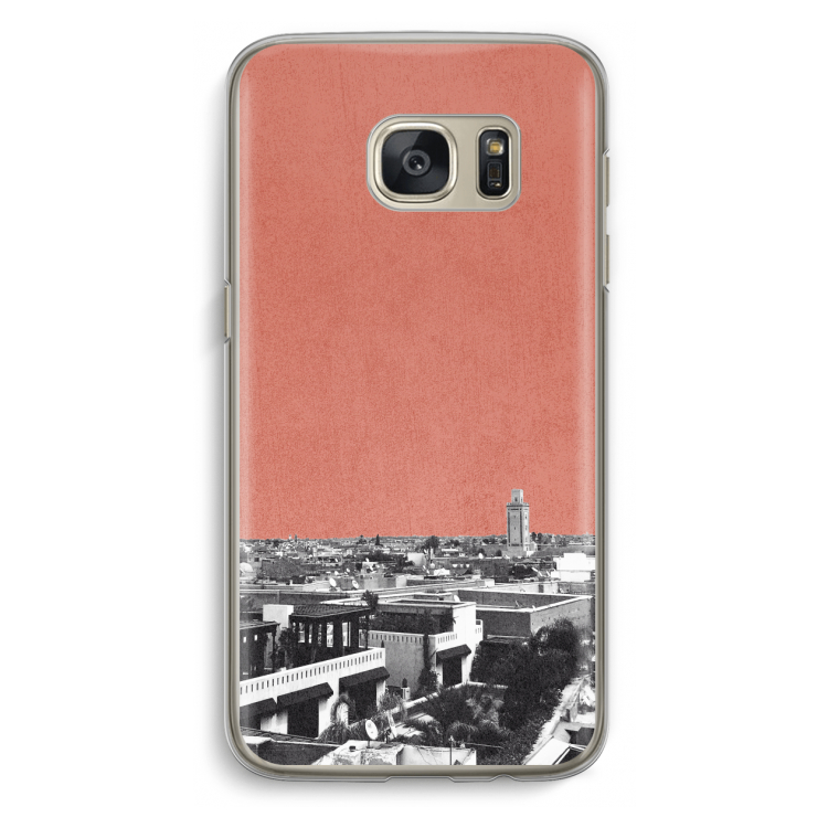 Marrakech Skyline : Samsung Galaxy S7 Transparant Hoesje