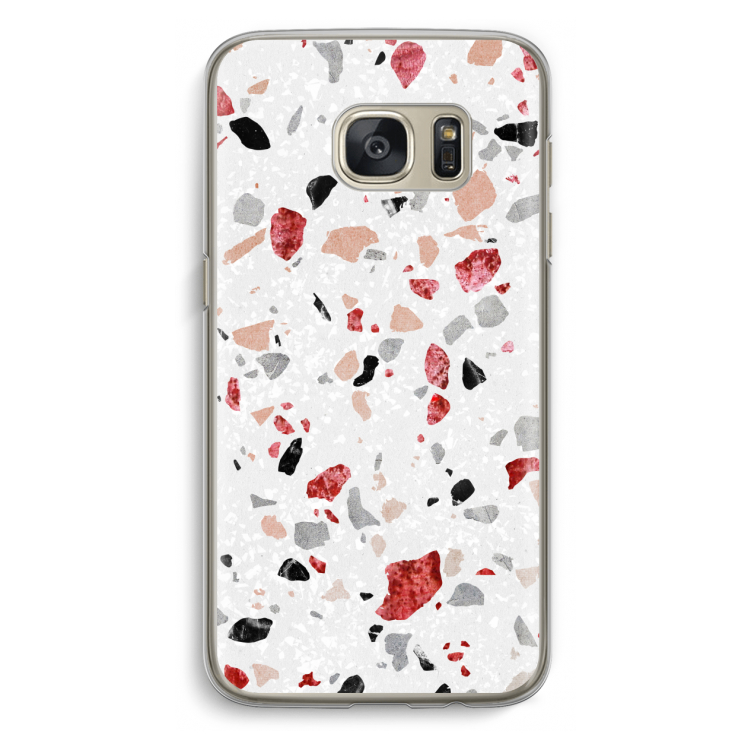 Terrazzo N°12: Samsung Galaxy S7 Transparant Hoesje