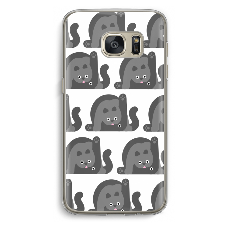 Cats: Samsung Galaxy S7 Transparant Hoesje