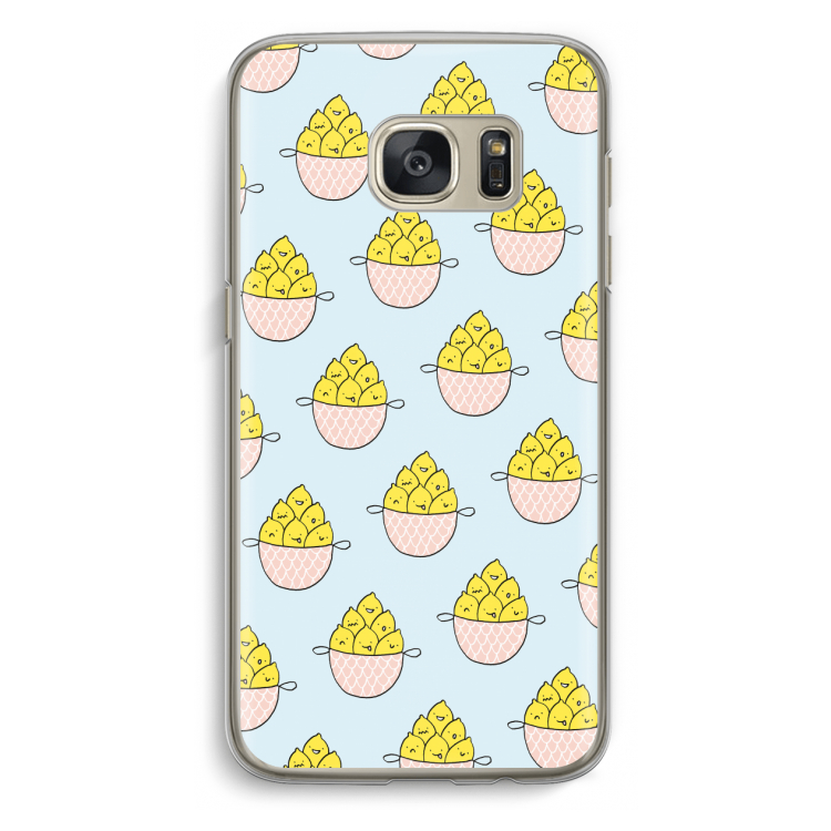 Citroenen: Samsung Galaxy S7 Transparant Hoesje