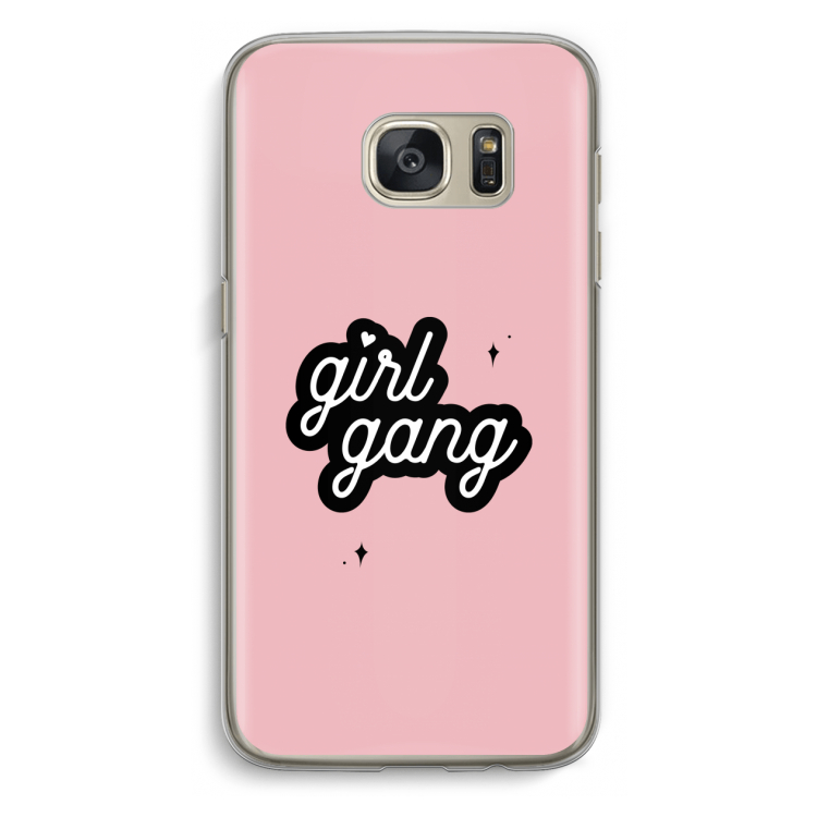 Girl Gang: Samsung Galaxy S7 Transparant Hoesje