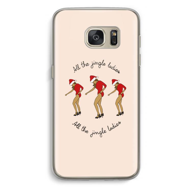 Jingle Ladies: Samsung Galaxy S7 Transparant Hoesje