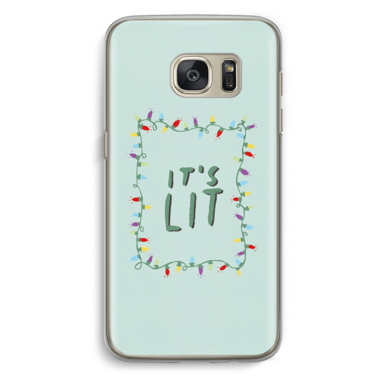 It's Lit: Samsung Galaxy S7 Transparant Hoesje