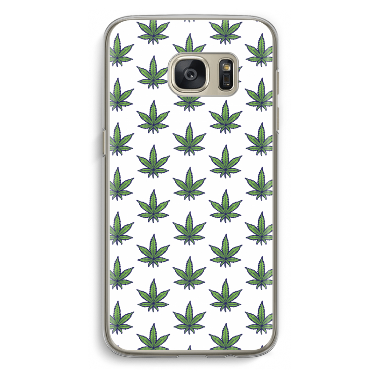 Weed: Samsung Galaxy S7 Transparant Hoesje
