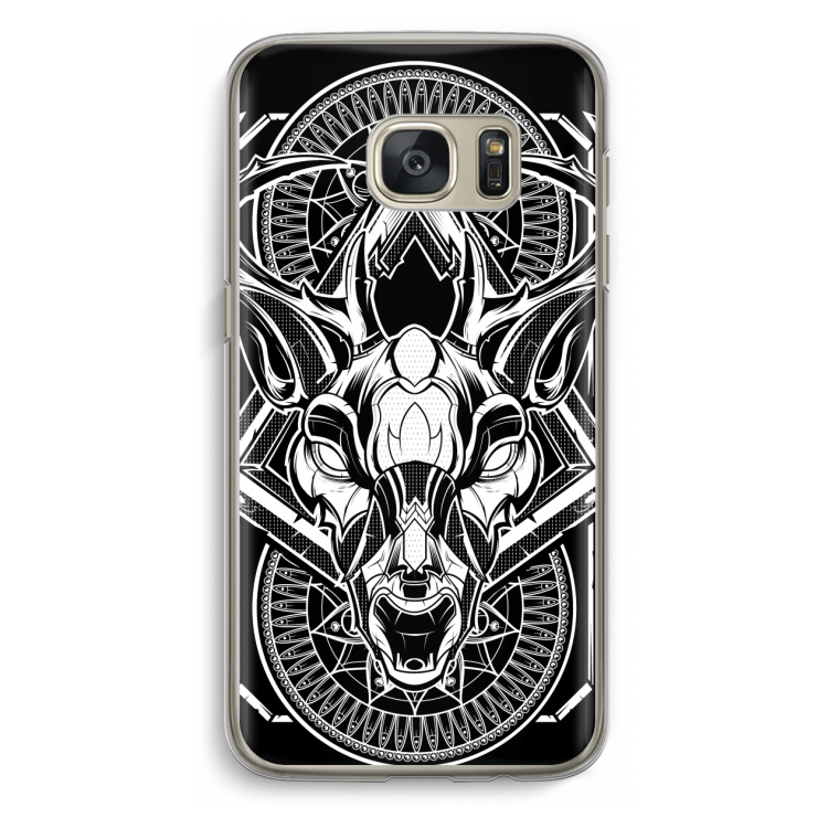 Oh Deer: Samsung Galaxy S7 Transparant Hoesje