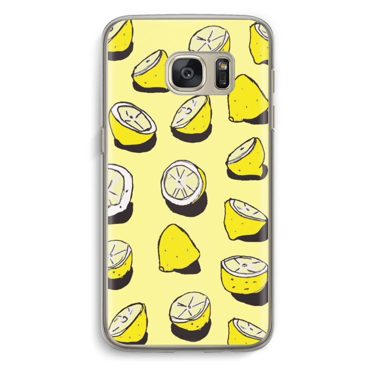 When Life Gives You Lemons...: Samsung Galaxy S7 Transparant Hoesje